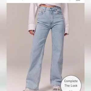 ABERCROMBIE & FITCH high rise 90s relaxed jeans